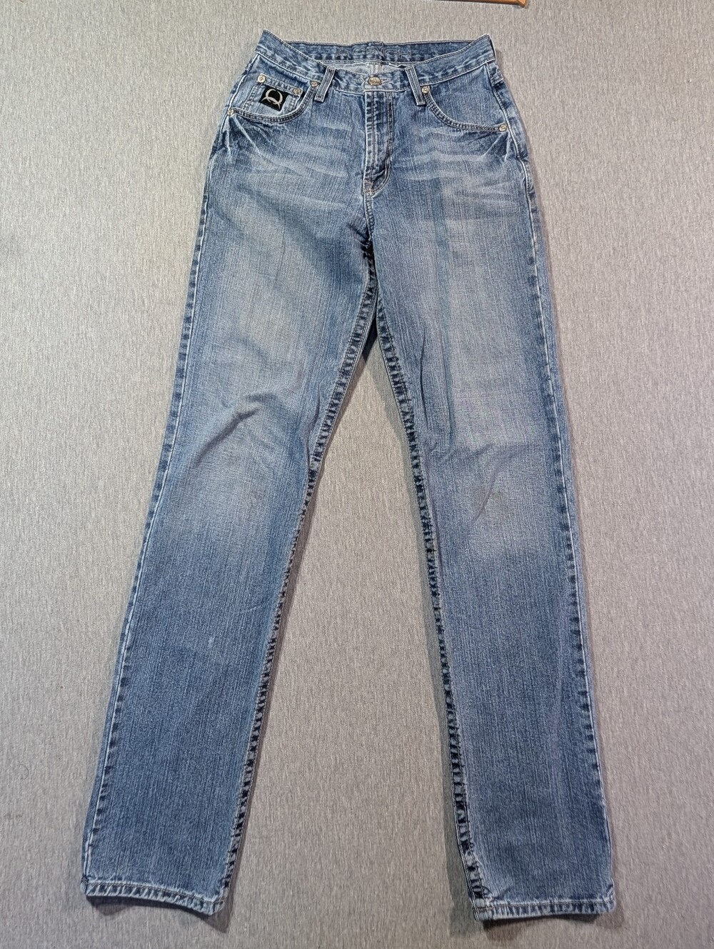 Cinch Black Label 2.0 Jeans Men's 29 X 38 Faded Blue Loose Fit Bootcut